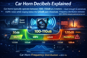 100db Example Sound Science Basics: Car Horn Decibels and Hearing Experience ...